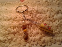 Llavero dulce perla  y tarta